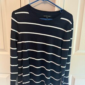 41 Hawthorn Striped Blue and White Crew Neck Sweater
